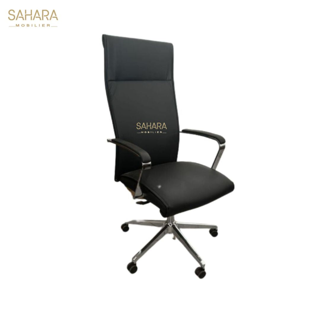 fauteuil de bureau en MeSH sur piètements chromé